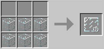 マインクラフト攻略　板ガラスの作り方レシピ