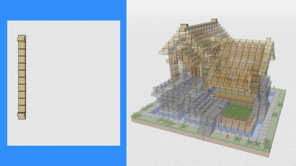 【マインクラフト】サバイバル拠点の作り方!丸石の高台と水路でおしゃれな感じに! | マインクラフト建築研究所! 初心者にわかりやすく解説!