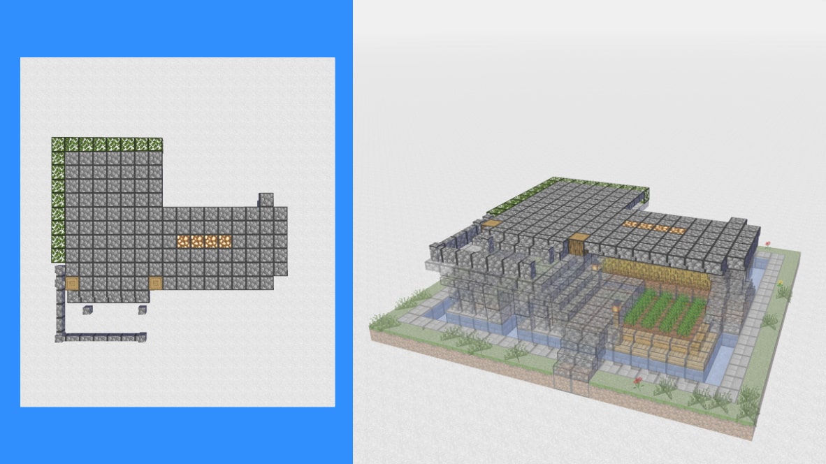 マイクラ 豪邸 設計 図